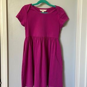 Fuchsia knit dress
